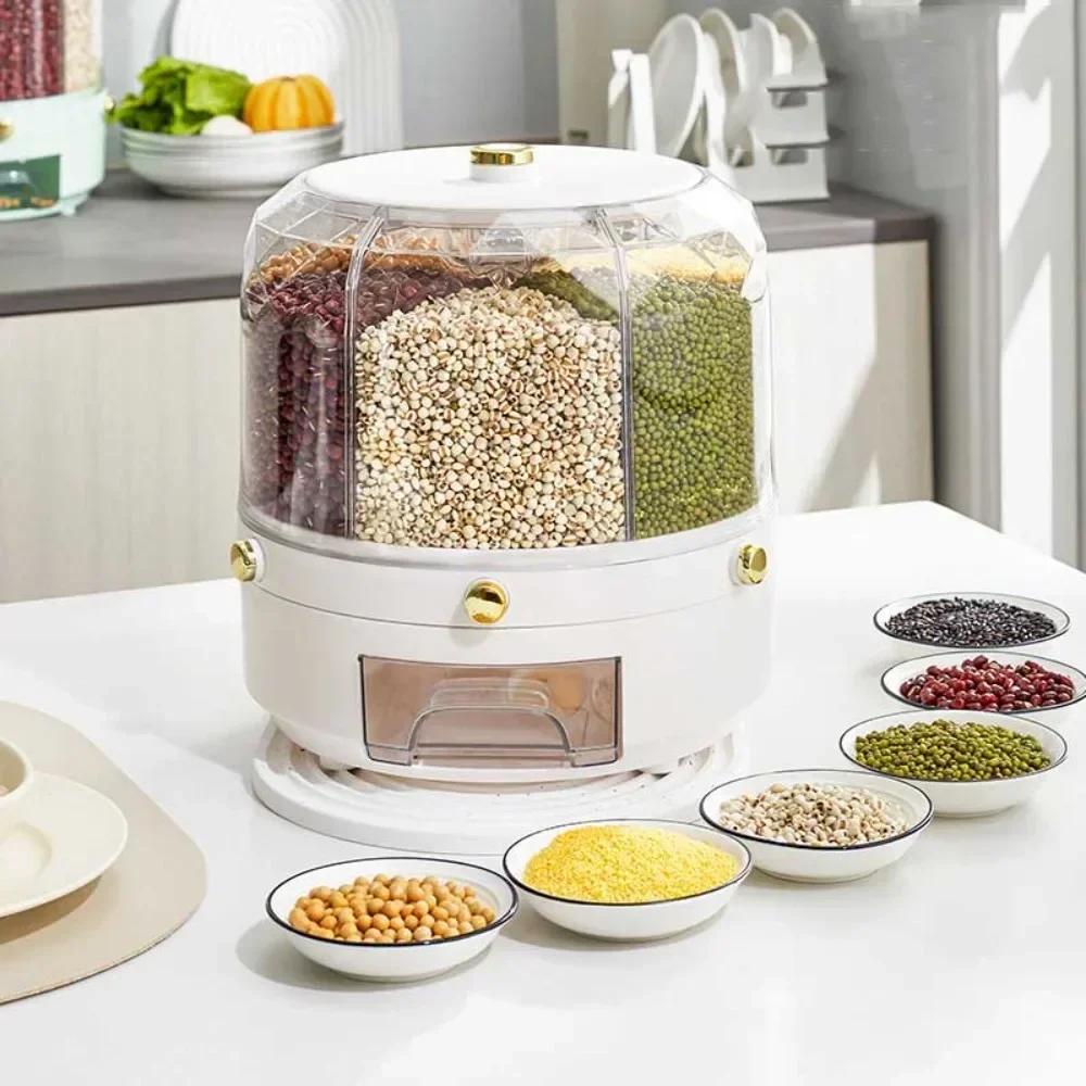 Dozownik obrotowy na żywność,  – Food Storage Drawer Organizer recenzja i cena