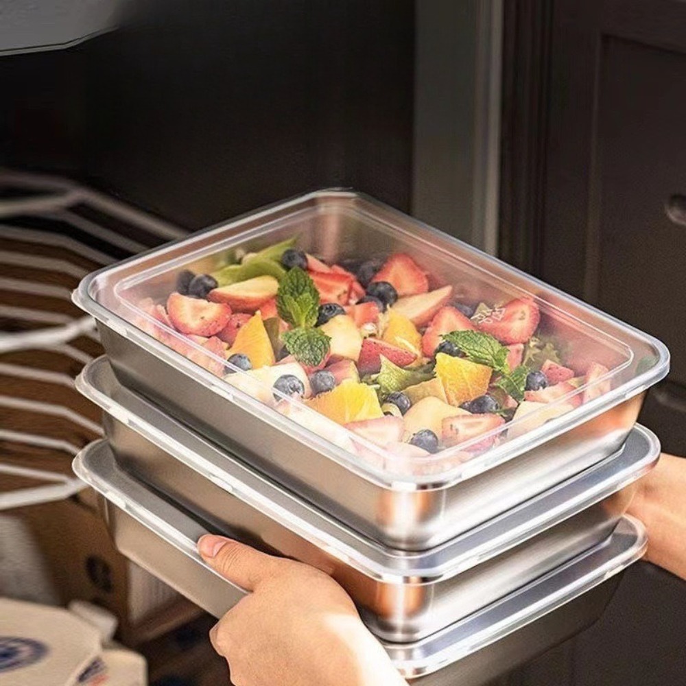 Taca do serwowania z pokrywką  – Storage Food Tray recenzja i cena