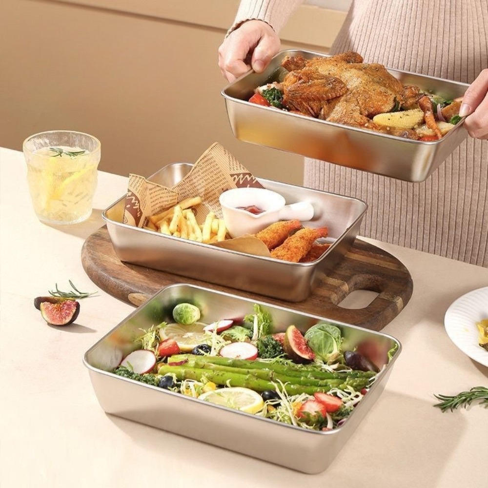 Taca do serwowania z pokrywką  – Storage Food Tray recenzja i cena