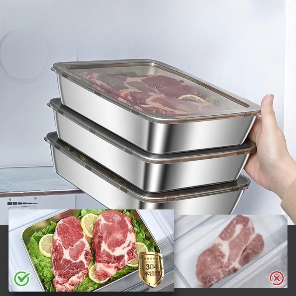 Taca do serwowania z pokrywką  – Storage Food Tray recenzja i cena