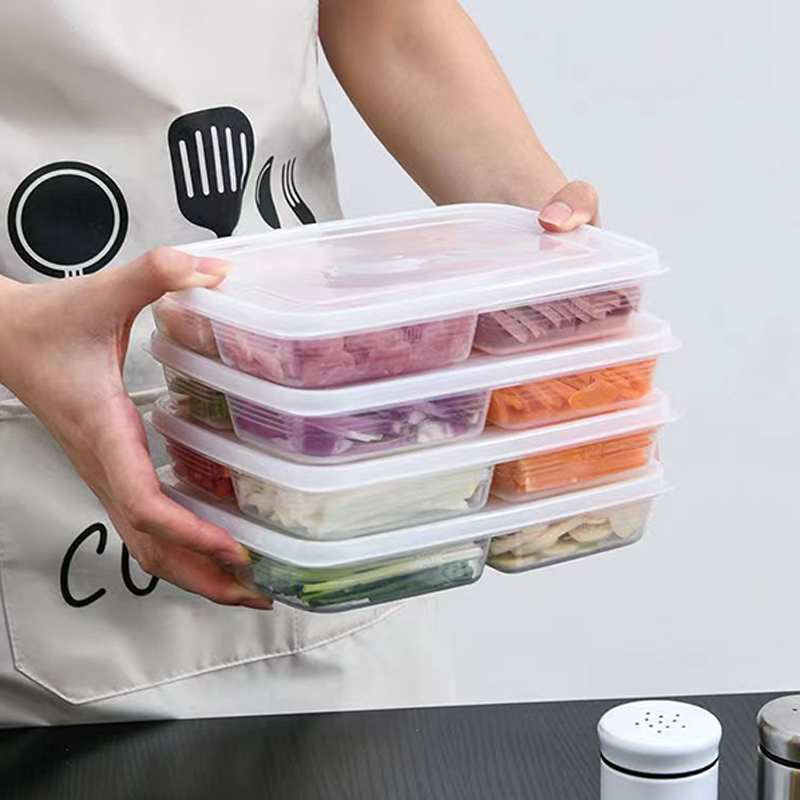 Nowy【4-przegródkowy plastikowy – Food Storage Organization recenzja i cena