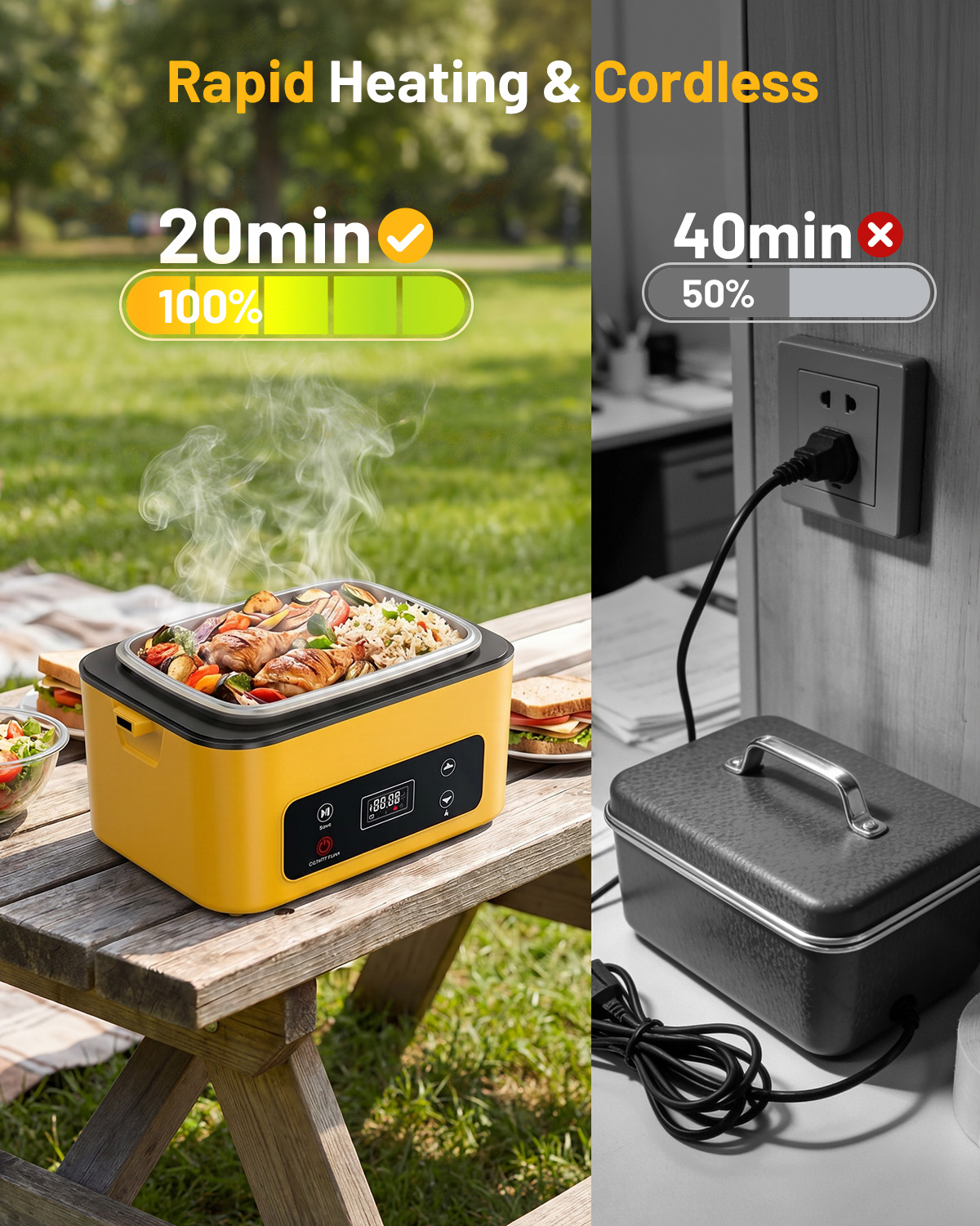 TaskStar Przenośny Podgrzewany – Food Storage Warmer recenzja i cena