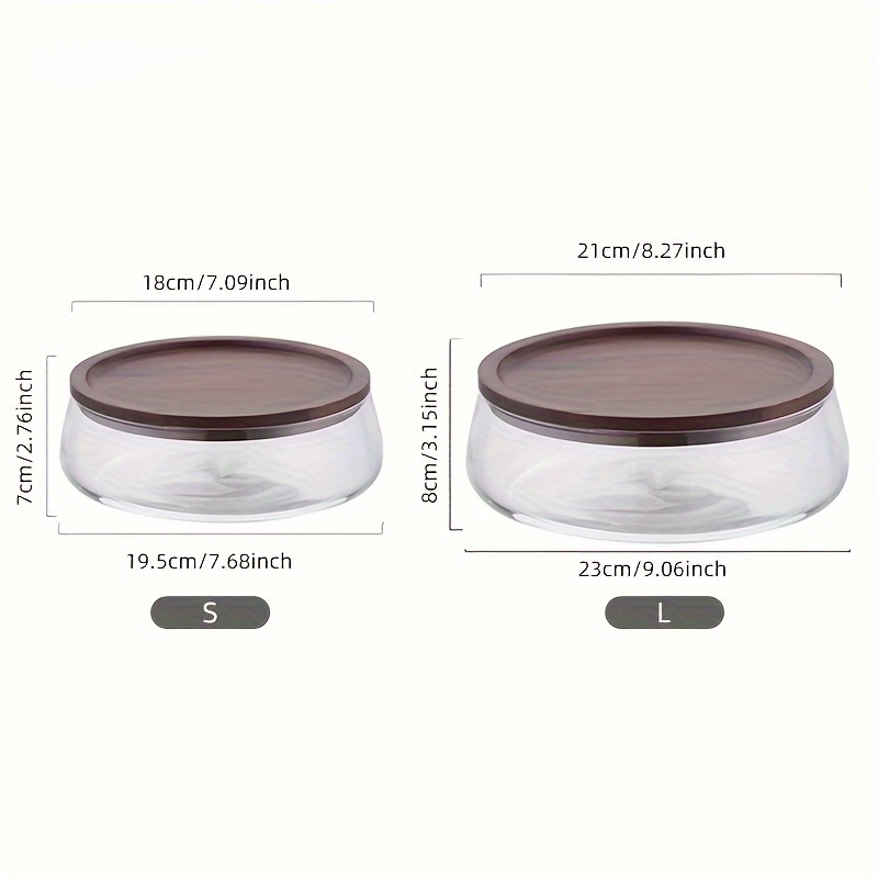 Szklane pojemniki z drewnianym – Glass Meal Prep Container recenzja i cena