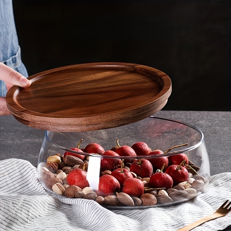 Szklane pojemniki z drewnianym – Glass Meal Prep Container recenzja i cena