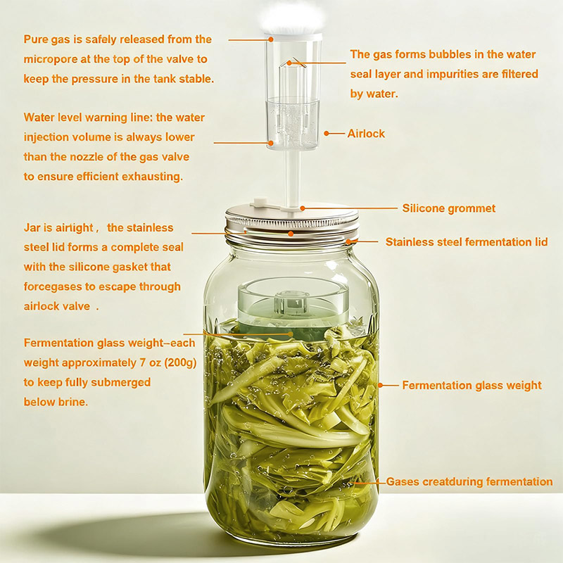 Zestaw do fermentacji, słoiki  – Mason Jar Wide Mouth recenzja i cena