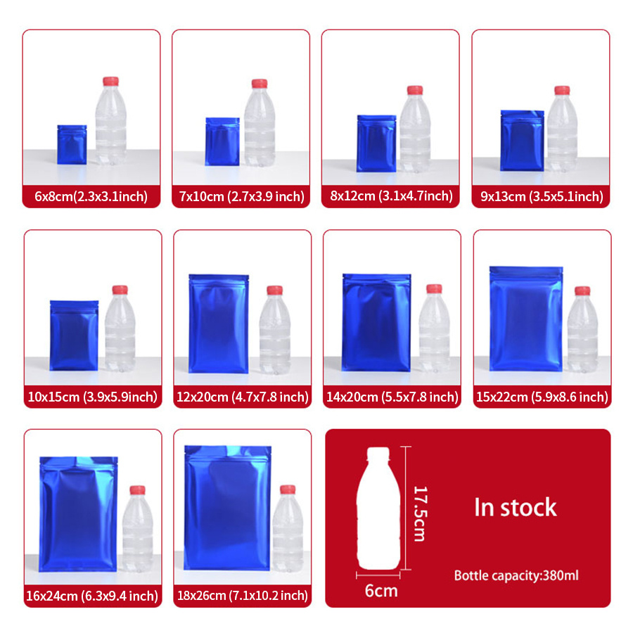 100 szt. Matowych niebieskich  – Food Storage Usa recenzja i cena