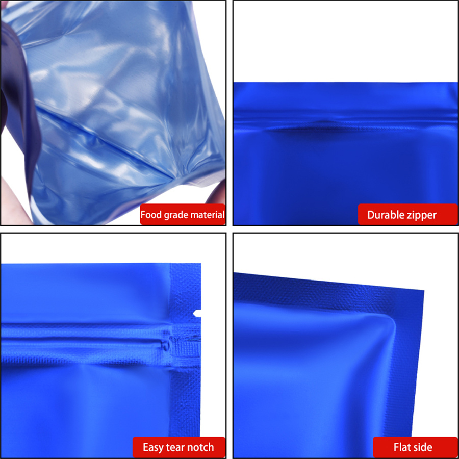 100 szt. Matowych niebieskich  – Food Storage Usa recenzja i cena