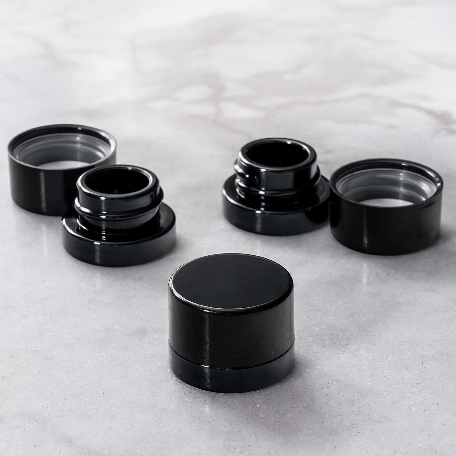 5ml Grube szkło czarne - pojem – Glass Meal Prep Container recenzja i cena