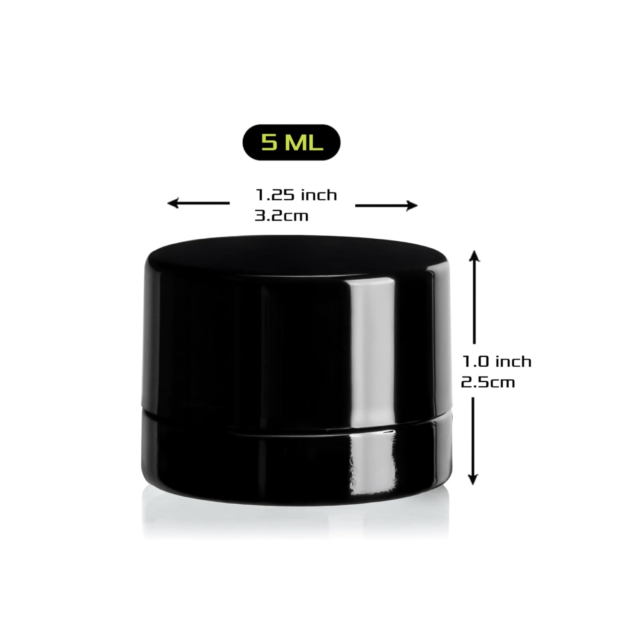 5ml Grube szkło czarne - pojem – Glass Meal Prep Container recenzja i cena