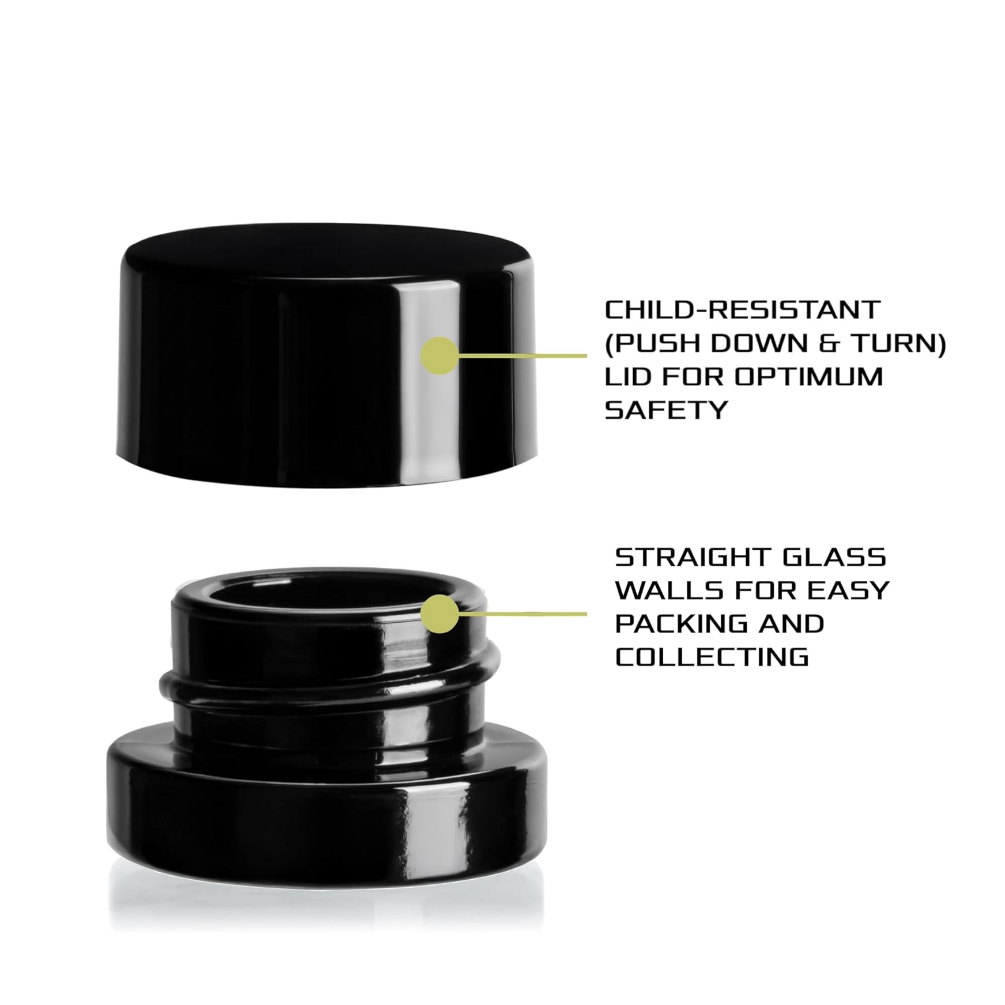 5ml Grube szkło czarne - pojem – Glass Meal Prep Container recenzja i cena