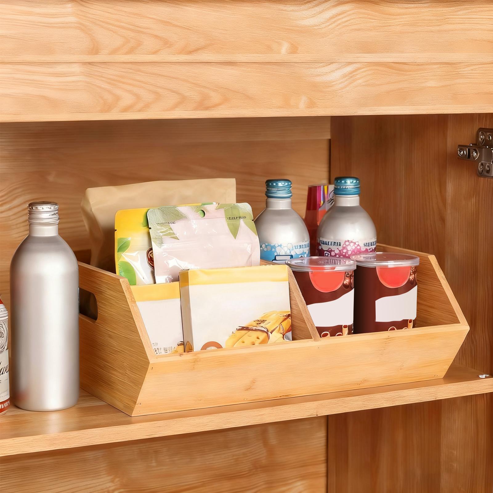 Organizer do spiżarni Drewnian – Stackable Pantry Bin recenzja i cena