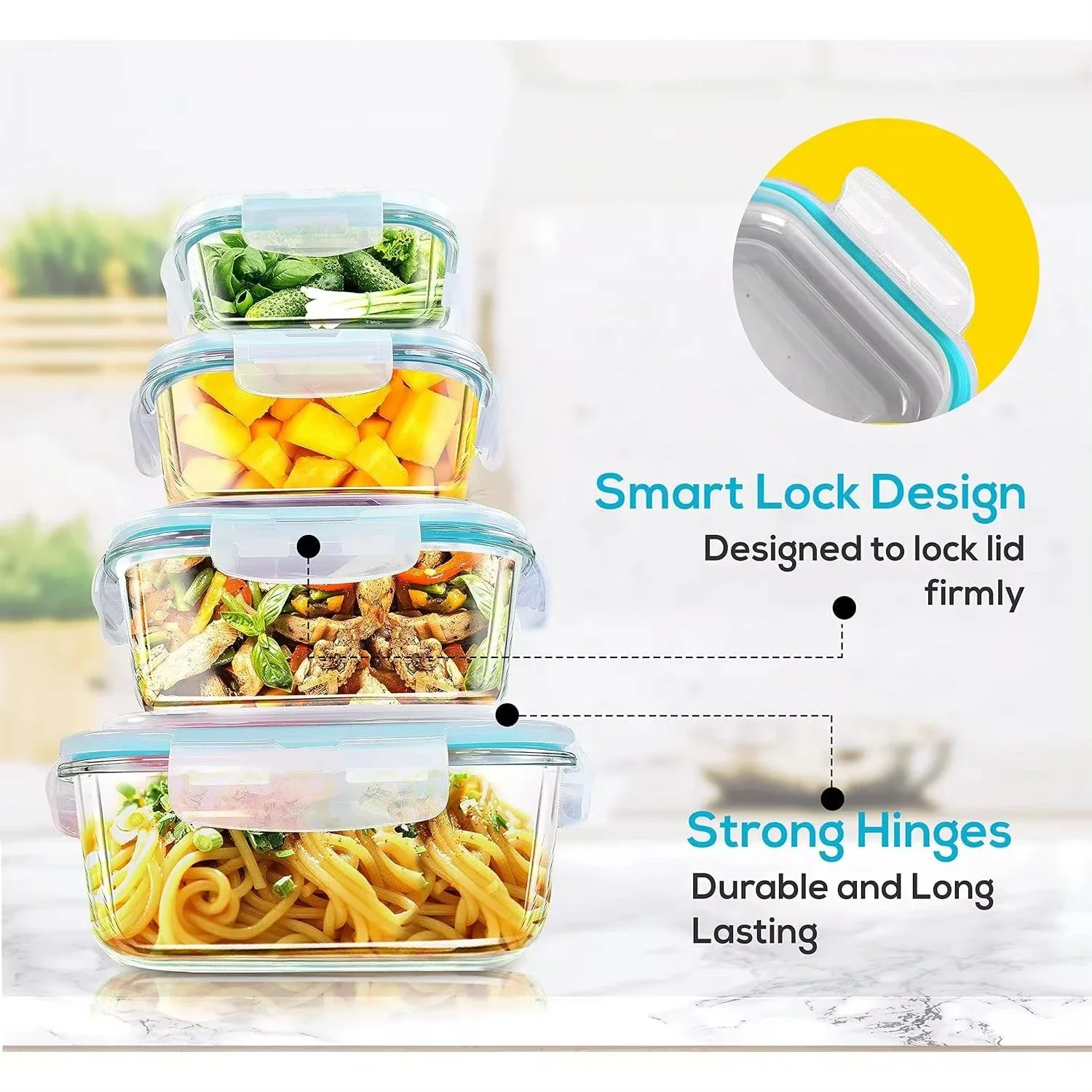 Szklane pudełko na lunch Pojem – Glass Meal Prep Container recenzja i cena