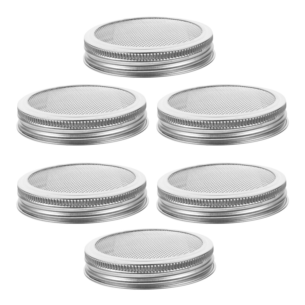 6 szt. Pokrywek ze stali nierd – Mason Jar Wide Mouth recenzja i cena