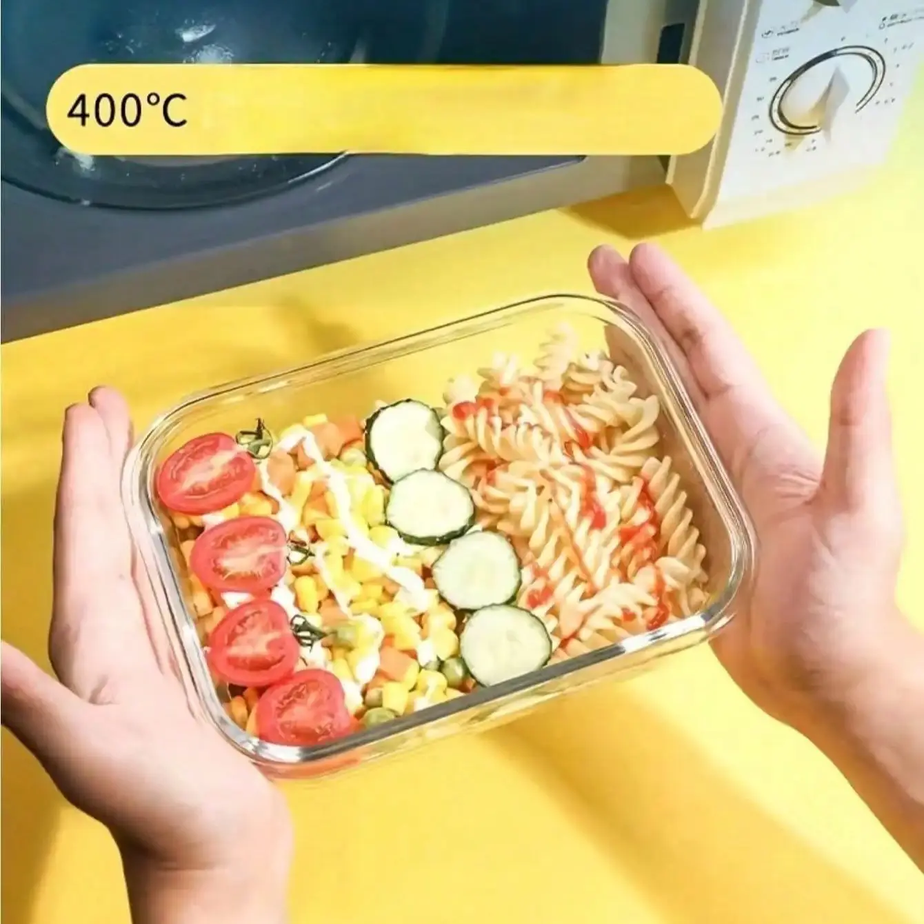 Pojemnik na żywność z pokrywką – Glass Meal Prep Container recenzja i cena